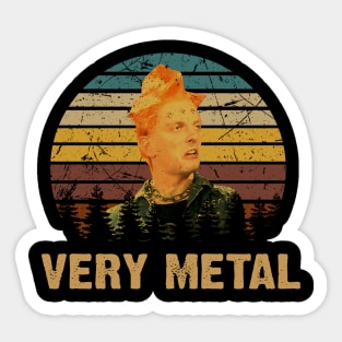 Vyvyan and Crew Commemorate the Punk Rockers Adventures and the Zany Group Dynamics of Young Ones on a Tee Sticker